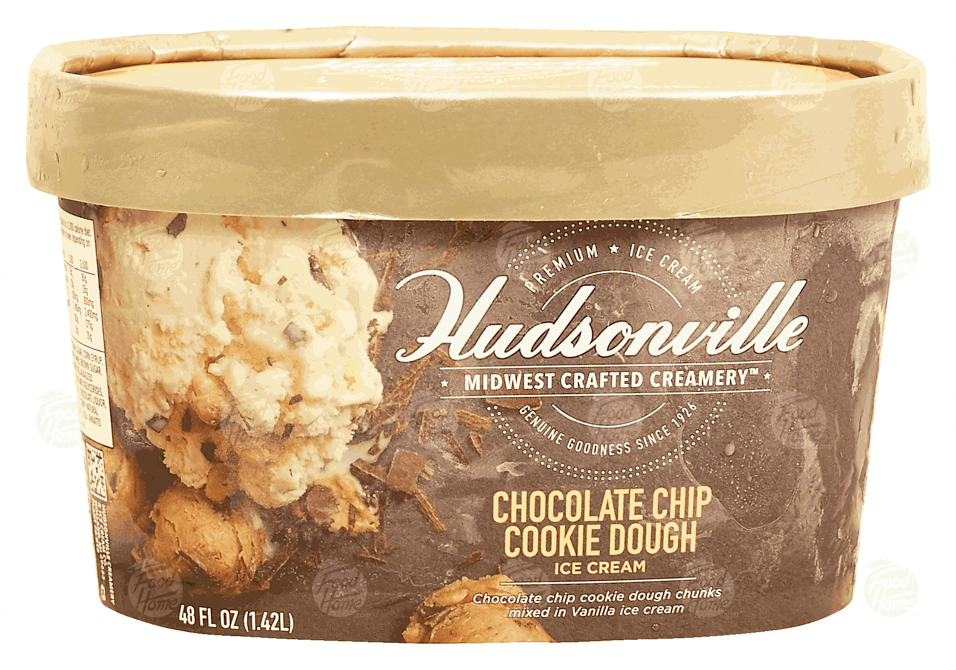 Hudsonville Midwest Crafted Creamery chocolate chip cookie dough ice cream Full-Size Picture